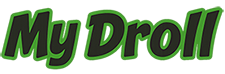 My Droll logo featuring a playful and original design reflecting the site’s quirky and humorous identity