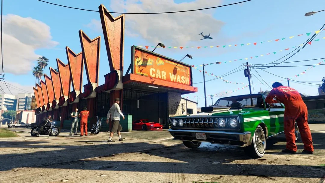 GTA Online Money Fronts update teaser image showcasing virtual wealth and power
