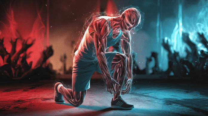 Scientist analyzing data related to muscle soreness