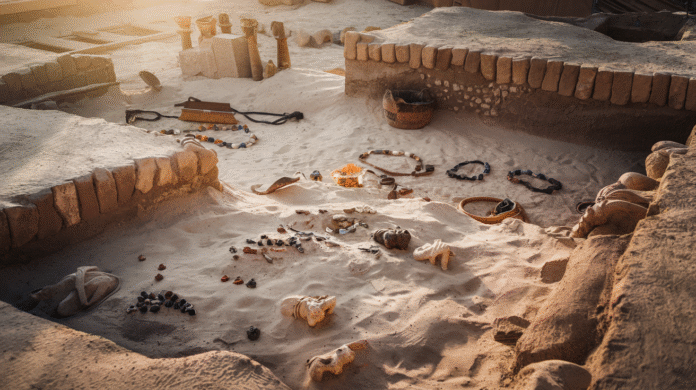 Ancient pet cemetery in Berenice, Egypt