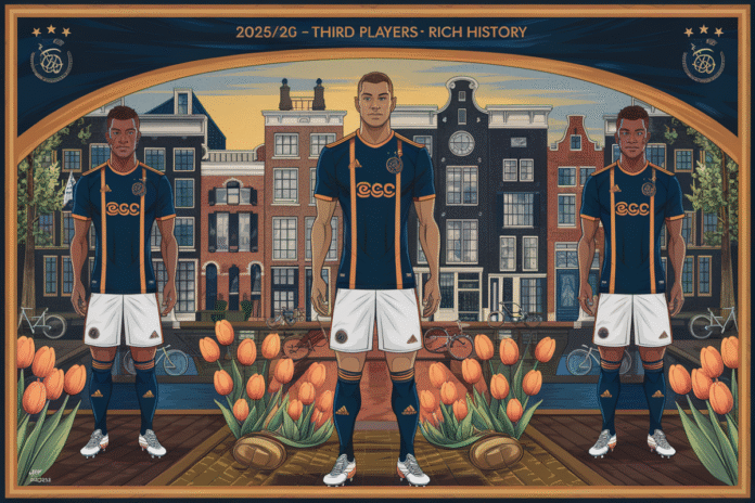 Ajax Unveils Stylish 202526 Third Kit Honoring Amsterdams Rich History