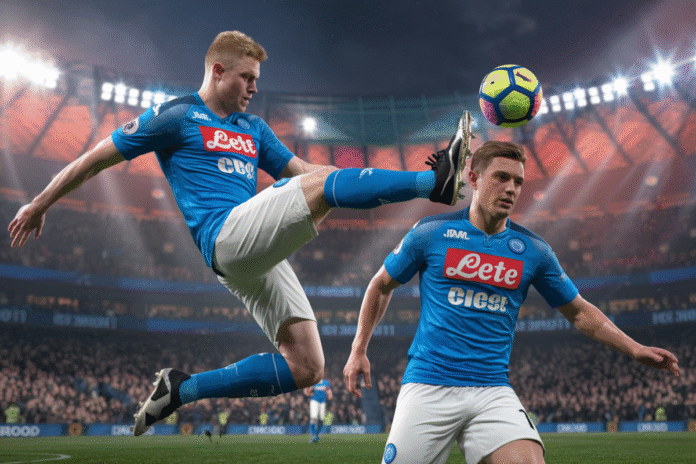 Kevin De Bruyne and Scott Mctominay Showcase Impressive Napoli Kits for the