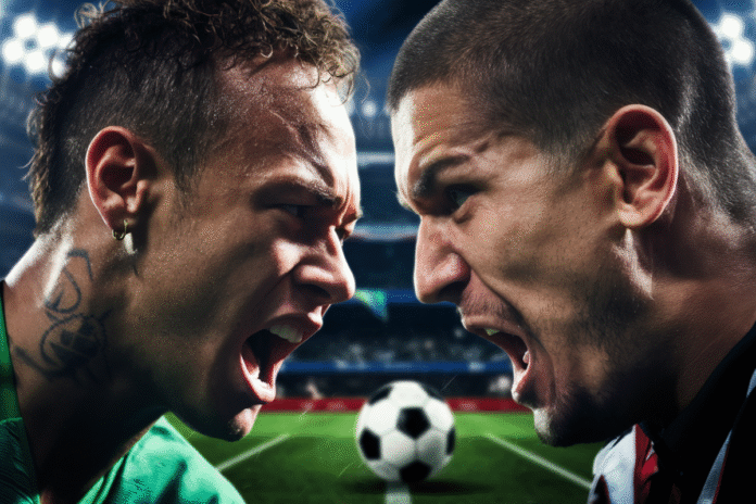 Neymar Engages in Heated Confrontation with Fan Following Latest Santos Loss