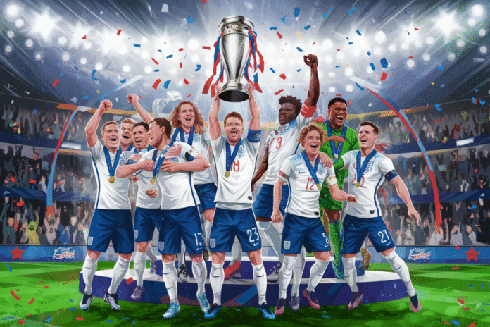 England Under-21 Team Celebrates European Championship Victory in Grand Fashion