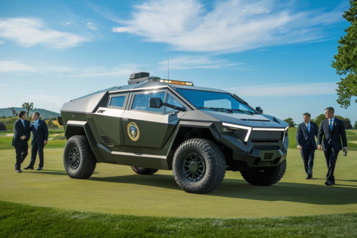 Golf Force One the Armored Utv Built to Safeguard the President During