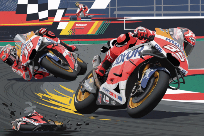 Miller Crashes Twice as Marquez Shines on New Motogp Track