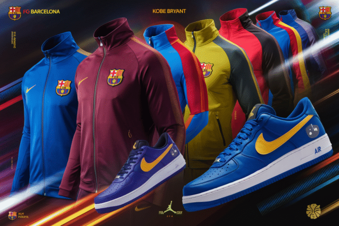 Nike Unveils Stunning Fc Barcelona and Kobe Bryant Collection Featuring Track Jacket