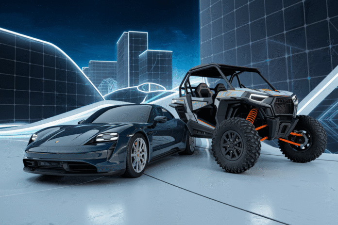 Porsche and Polaris Collaborate to Create a Groundbreaking Rzr Side-by-side Vehicle