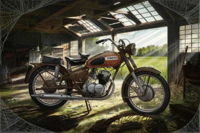 Someone Please Save This Neglected Vintage Yamaha Motorcycle From Uncertainty