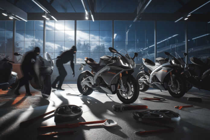 Thieves Steal Over 120k Worth of Aprilia Motorbikes in Bold Uk Heist