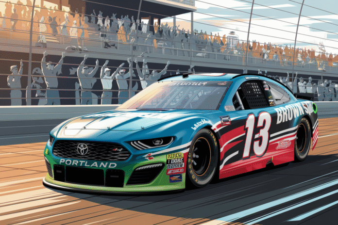 Will Brown Unveils Livery Ahead of Exciting Nascar Return to Portland