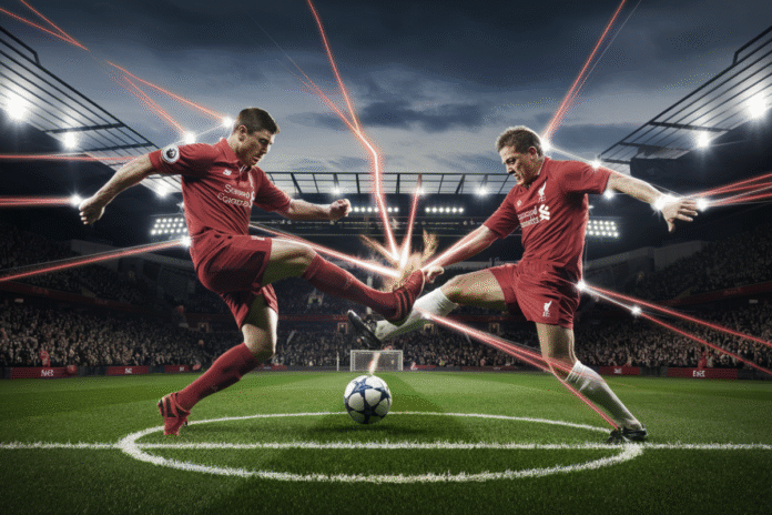 Liverpool Legends Compete in Shot Power Challenge to Determine Who Packs the