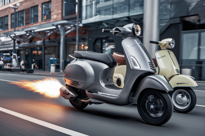 Mitsubishi Created a Bold Rocket-launching Scooter to Challenge Vespas Dominance in the
