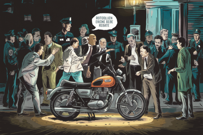 Motorcycle Influencers Stolen Bike Sparks Debate on Societal Issues and Police Response