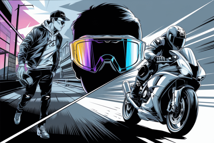 New Moto Goggles Combine Style and Functionality Ideal for Casual and Professional