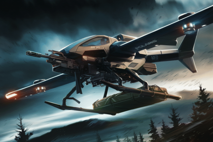 Polaris Rzr Drone Equipped with Machine Gun and 1000-pound Payload Epitomizes American