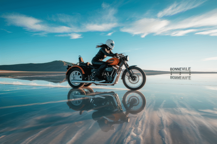 Woman Motorcyclist Achieves Land Speed Record Dreams at Bonneville Event
