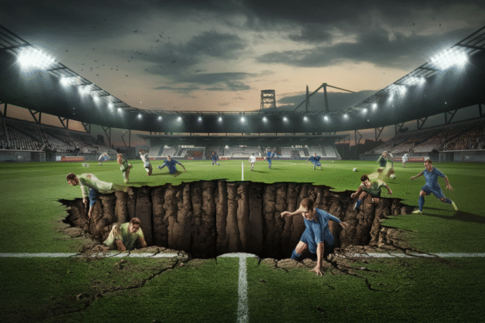 World Cup Qualifier Halted as Sinkhole Emerges on Field