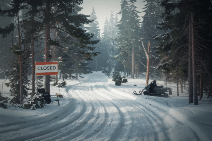 Many Snowmobile Trails Remain Closed This Year Not Just Because of Weather